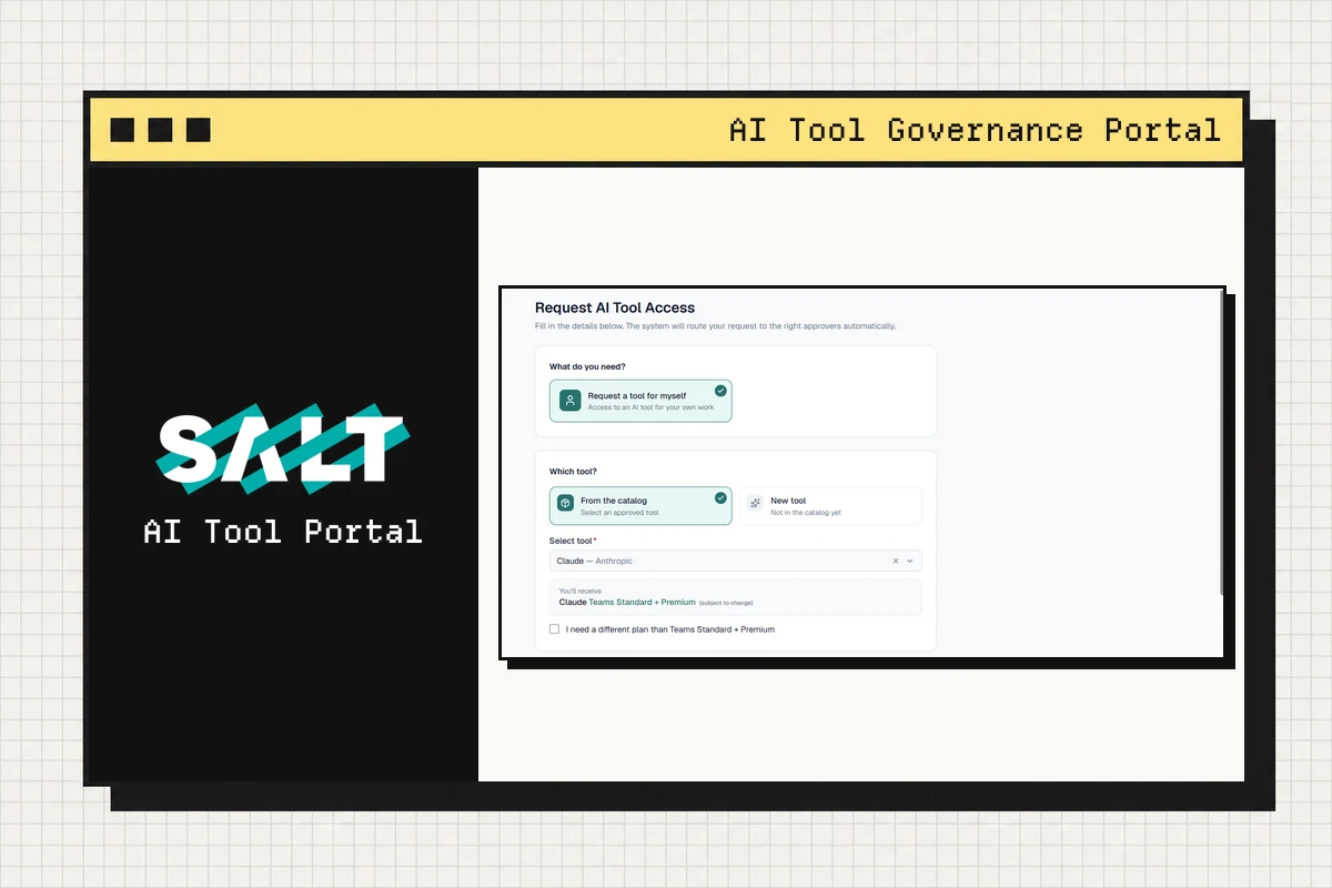 AI Tool Governance Portal preview