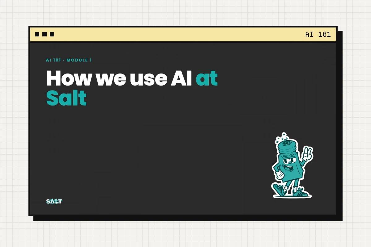 AI 101 & 201 Training preview
