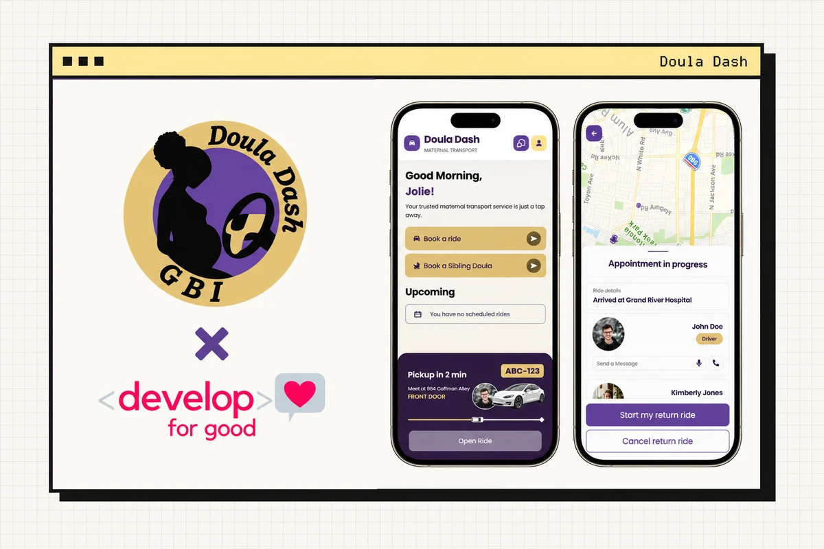 Doula Dash · Maternal Mobility UX preview